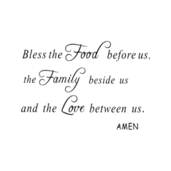 Unique Bargains Kitchen Letter Pattern Removable Decorative Sticker Decal Mural Paper PVC Wall Decal 23.6" X 15.7" Black White 1 Pc -Decoration Series Shop GUEST 02e49504 5483 4cd9 97ca 721e0752fa2a