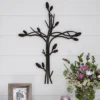 Metal Wall Cross With Decorative Intertwined Vine Design- Rustic Handcrafted Religious Art For Decor In Living Room, Bedroom, More By Hastings Home