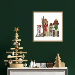 16" X 16" Christmas Dogs Winter Sports Fans By Fab Funky Framed Canvas Wall Art - Amanti Art 9 16" X 16" Christmas Dogs Winter Sports Fans By Fab Funky Framed Canvas Wall Art - Amanti Art -Decoration Series Shop GUEST 05b2b5dc d0a1 474d 9177 12ac6689f0cb