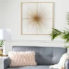 Metal Starburst Handmade Large 3D Wall Decor With Gold Frame Gold - CosmoLiving By Cosmopolitan -Decoration Series Shop GUEST 06671a8c 42f4 4d79 bd45 4c29fd321c61