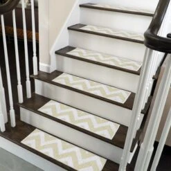 SussexHome Traverse Design Cotton Anti-Slip Stair Treads, 9” X 28“ 10 SussexHome Traverse Design Cotton Anti-Slip Stair Treads, 9” X 28“ -Decoration Series Shop GUEST 06a4f529 59bd 48ac 98d1 e0593c48ba37