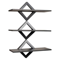 40" X 27.5" Three Tier Diamonds Shelving System - Danya B. -Decoration Series Shop GUEST 0709374d 3d01 493c bf41 a537c209779a