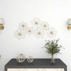 Metal Floral Foiled Wire Wall Decor Gold - Olivia & May 21 Metal Floral Foiled Wire Wall Decor Gold - Olivia & May -Decoration Series Shop GUEST 07a4fa87 ac9b 4e37 9178 ff4dcbc90ee3