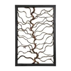 Wood Tree Branch Wall Decor With Black Frame Brown - Olivia & May 24 Wood Tree Branch Wall Decor With Black Frame Brown - Olivia & May -Decoration Series Shop GUEST 07ec5e8a 3171 4f93 87c9 971ac0f3280e