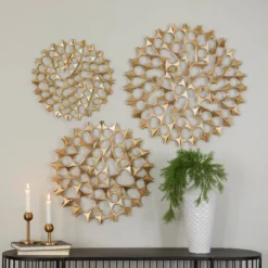 Set Of 3 Metal Starburst Wall Decors With Cutout Design - Olivia & May 35 Set Of 3 Metal Starburst Wall Decors With Cutout Design - Olivia & May -Decoration Series Shop GUEST 091889cc 37c5 424b a926 80b42af2449e