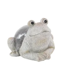 10" X 14" Magnesium Oxide Country Polystone Frog Garden Sculpture Gray - Olivia & May -Decoration Series Shop GUEST 0a529bdf fa59 466d 99f5 df9d586b1e52