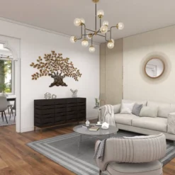 Traditional Metal Tree Indoor Outdoor Wall Decor With Leaves Brown - Olivia & May 33 Traditional Metal Tree Indoor Outdoor Wall Decor With Leaves Brown - Olivia & May -Decoration Series Shop GUEST 0b2e9aba fcb2 4cb0 a97e 74257e1a47aa