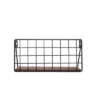 Small Black Wire Metal And Wood Hanging Wall Shelf - Foreside Home & Garden -Decoration Series Shop GUEST 0c932c41 0270 4812 8d42 460c483fbeb7