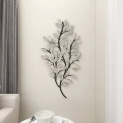Metal Leaf Metallic Wall Decor With Stem - Olivia & May -Decoration Series Shop GUEST 0d6cc5f2 05a0 457f be52 7cf46411d228