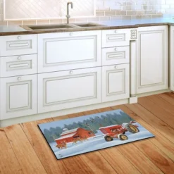 Winter On The Farm Doormat Tractor Barn Indoor / Outdoor 30" X 18" Briarwood Lane -Decoration Series Shop GUEST 0f74f616 f89f 46be 8c12 00e8e43d9373