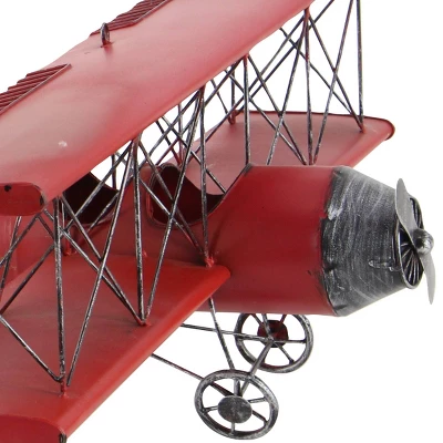 Vintage Biplane Replica (31") - Olivia & May 8 Vintage Biplane Replica (31") - Olivia & May - Image 6