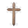 Mango Wood Biblical Carved Cross Wall Decor With Metal Scrollwork Brown - Olivia & May 1 Mango Wood Biblical Carved Cross Wall Decor With Metal Scrollwork Brown - Olivia & May -Decoration Series Shop GUEST 109fb164 86f5 467c 9e02 825ae7a59532
