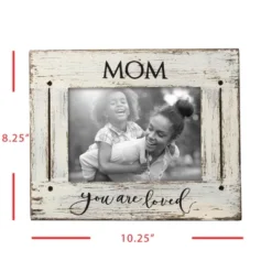 Cream You Are Loved 5 X 7 Inch Distressed Wood Picture Frame - Foreside Home & Garden -Decoration Series Shop GUEST 10b52d06 a93a 475c 87ef b0b1fb49d2ae