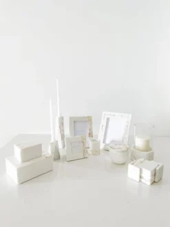 White Mother Of Pearl White Marble Picture Frame - Anaya -Decoration Series Shop GUEST 11e399c6 6213 4e99 b06b 9619bbb9c438