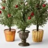 3pc Decorative Potted Faux Greenery Tree - Wondershop™