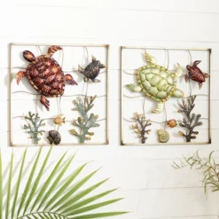 Set Of 2 Metal Turtle Wall Decors - Olivia & May 9 Set Of 2 Metal Turtle Wall Decors - Olivia & May -Decoration Series Shop GUEST 15d083a3 a356 413e 9fef 2163e38f79b3