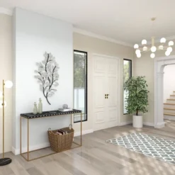 Metal Leaf Metallic Wall Decor With Stem - Olivia & May -Decoration Series Shop GUEST 162ff1cc 56db 4b7c 8960 8b4bb09b1170