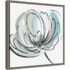 16" X 16" May Poem II By Asia Jensen Framed Canvas Wall Art - Amanti Art
