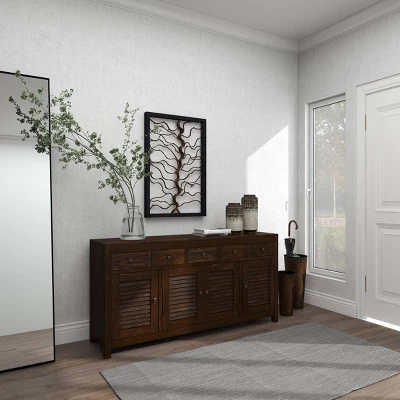 Wood Tree Branch Wall Decor With Black Frame Brown - Olivia & May 20 Wood Tree Branch Wall Decor With Black Frame Brown - Olivia & May - Image 18