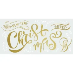 Merry Christmas Quote Peel And Stick Giant Wall Decal With Metallic Ink Gold - RoomMates 7 Merry Christmas Quote Peel And Stick Giant Wall Decal With Metallic Ink Gold - RoomMates -Decoration Series Shop GUEST 185bd158 5751 482e ab94 f4b8088e9fb1