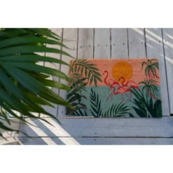 Entryways 1'4" X 2'4" Flamingo Lagoon Indoor/Outdoor Coir Doormat 7 Entryways 1'4" X 2'4" Flamingo Lagoon Indoor/Outdoor Coir Doormat -Decoration Series Shop GUEST 1943a54d 2ef0 4af4 81ef 092f6ef0d592