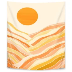 Golden Mountain Sunset By Modern Tropical Wall Tapestry -Decoration Series Shop GUEST 19ac47b3 d236 456d 9511 c0a14bb0eecd