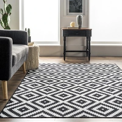 NuLOOM Kellee Machine Washable Modern Diamonds Area Rug 9 NuLOOM Kellee Machine Washable Modern Diamonds Area Rug - Image 7