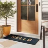 1'7.5"x3'11" 'Hello' Doormat Black/Tan - Threshold™ 2 1'7.5"x3'11" 'Hello' Doormat Black/Tan - Threshold™ -Decoration Series Shop GUEST 1b0e433f 2685 42b9 9a18 4eb5baf32ce7