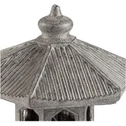 John Timberland Pagoda Statue Sculpture Garden Decor Indoor Outdoor Front Porch Patio Yard Outside Home Balcony Old Faux Stone Finish 16 1/2" Tall -Decoration Series Shop GUEST 1dc3ae34 dd69 4d20 81c9 49dbb3965ec6