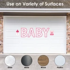 Big Dot Of Happiness It's A Girl - Peel And Stick Pink Baby Shower Standard Banner Wall Decals - Baby -Decoration Series Shop GUEST 23642e99 d573 4eba bb29 b33e88039883