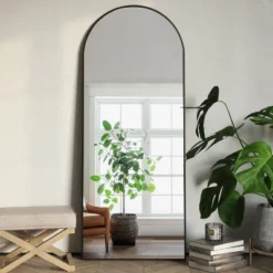 Muse 32" Width X 71" Height Aluminum Alloy Framed Accent Full Length Mirror-The Pop Home -Decoration Series Shop GUEST 2474b21d db70 4b76 9805 aebbfb295819