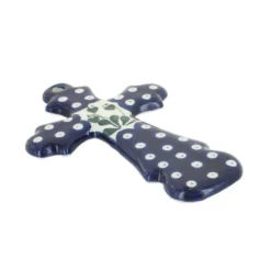 Blue Rose Polish Pottery 533 Ceramika Artystyczna Cross