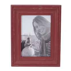 Red Decorative Distressed Wood Picture Frame - Foreside Home & Garden -Decoration Series Shop GUEST 25b4d276 ff05 4335 a8e7 45d6df2a6843
