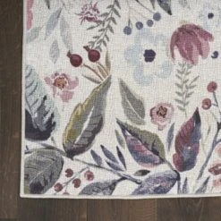 Nourison Washables Floral Indoor Non-Skid Area Rug -Decoration Series Shop GUEST 2825ae76 9fc2 43d8 81c8 f5924f27a474