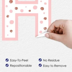 Big Dot Of Happiness 1st Birthday Little Miss Onederful - Peel And Stick Girl First Birthday Party Large Banner Wall Decals - Happy Birthday 10 Big Dot Of Happiness 1st Birthday Little Miss Onederful - Peel And Stick Girl First Birthday Party Large Banner Wall Decals - Happy Birthday -Decoration Series Shop GUEST 28b8461e 6787 41ba b011 3f13ffa13fc3