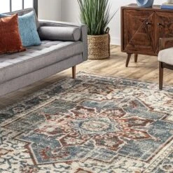 NuLOOM Charlotte Faded Medallion Area Rug -Decoration Series Shop GUEST 29391b2c a4a1 4ee6 9464 1581081c535f