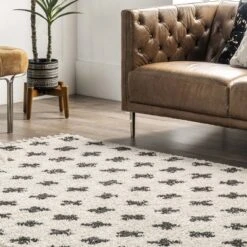 NuLOOM Fatima Cross Cozy Shag Tassel Area Rug -Decoration Series Shop GUEST 2b114176 830d 4547 bd45 5315f3519171