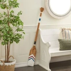 Wood Paddle Novelty Canoe Oar Wall Decor With Arrow Design And Rope Detail - Olivia & May 12 Wood Paddle Novelty Canoe Oar Wall Decor With Arrow Design And Rope Detail - Olivia & May -Decoration Series Shop GUEST 2b3c7c9d 0886 4c06 8a9d 4b099cba1945