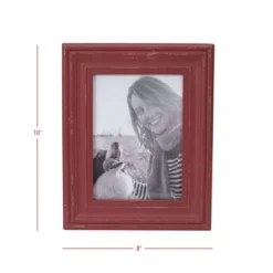 Red Decorative Distressed Wood Picture Frame - Foreside Home & Garden -Decoration Series Shop GUEST 2d2ac7ed a1a4 4695 b87a debf5bf5d817