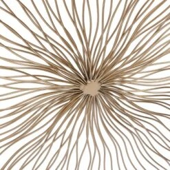 LuxenHome Gold Abstract Flower Square Metal Wall Art -Decoration Series Shop GUEST 310da340 4fe0 4f0d b979 f4e06797f2b4