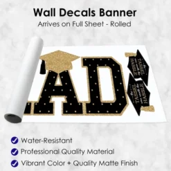 Big Dot Of Happiness Gold Graduation Party Decor - Vinyl Wall Decals - Grad 12 Big Dot Of Happiness Gold Graduation Party Decor - Vinyl Wall Decals - Grad -Decoration Series Shop GUEST 318c00d7 e42e 4535 9d50 32f5e66636be