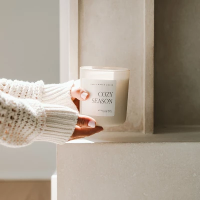 Sweet Water Decor Cozy Season 15oz Tan Matte Jar Candle 4 Sweet Water Decor Cozy Season 15oz Tan Matte Jar Candle - Image 2