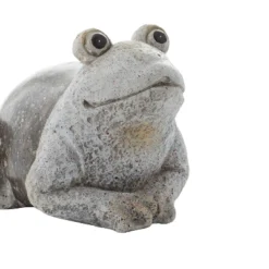 10" X 14" Magnesium Oxide Country Polystone Frog Garden Sculpture Gray - Olivia & May -Decoration Series Shop GUEST 334b7ce0 c875 42a6 b05e 5420889f8daa