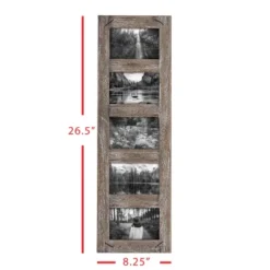 4 X 6 Inch Decorative Distressed Wood Picture Frame With Nail Accents - Holds 5 4x6 Photos - Foreside Home & Garden -Decoration Series Shop GUEST 3649568d 0cda 4468 b2f9 429450549ff6