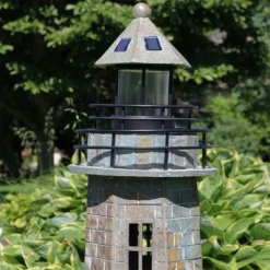 Sunnydaze Decor Sunnydaze Outdoor Backyard Garden Nautical Lighthouse Solar LED Pathlight Statue Figurine - 35" - Brick 14 Sunnydaze Decor Sunnydaze Outdoor Backyard Garden Nautical Lighthouse Solar LED Pathlight Statue Figurine - 35" - Brick -Decoration Series Shop GUEST 3751b170 31fc 4528 928b 9b10db33a890