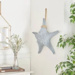 Polystone Starfish Wall Decor With Hanging Rope Gray - Olivia & May 17 Polystone Starfish Wall Decor With Hanging Rope Gray - Olivia & May -Decoration Series Shop GUEST 3960b874 684d 46d4 9f2c baf56baf2440