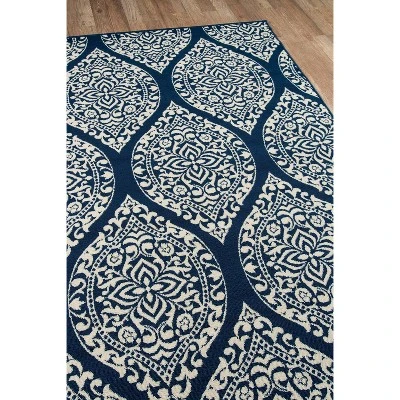 2'3"x4'6" Baja Bayou Accent Rug Navy - Momeni 3 2'3"x4'6" Baja Bayou Accent Rug Navy - Momeni
