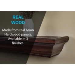 Mantels Direct Colton Floating Wood Fireplace Mantel Shelf -Decoration Series Shop GUEST 3bcc56d8 1a85 458d a545 f1a6bd981115