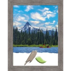 Amanti Art Pinstripe Plank Grey Narrow Picture Frame -Decoration Series Shop GUEST 3c48f456 ffab 4b75 81d3 8697d5b9801d