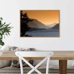 23" X 16" Scenic View Of The Columbia River Gorge By David Frazier Danita Delimont Framed Canvas Wall Art - Amanti Art -Decoration Series Shop GUEST 3fc0e6b2 3045 444f afb9 75ff6d669068
